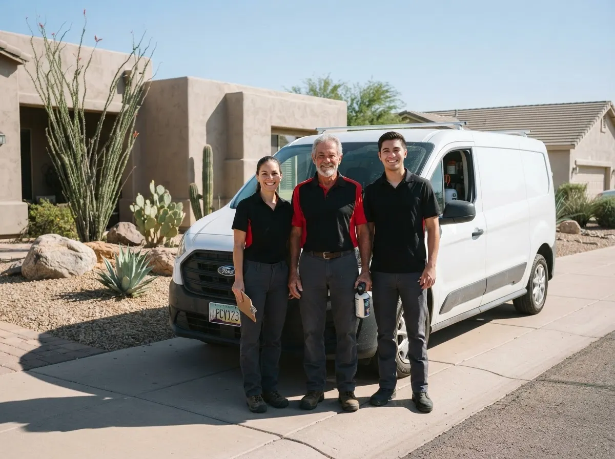 The Millstone Pest Control team, pest control service in Scottsdale, AZ